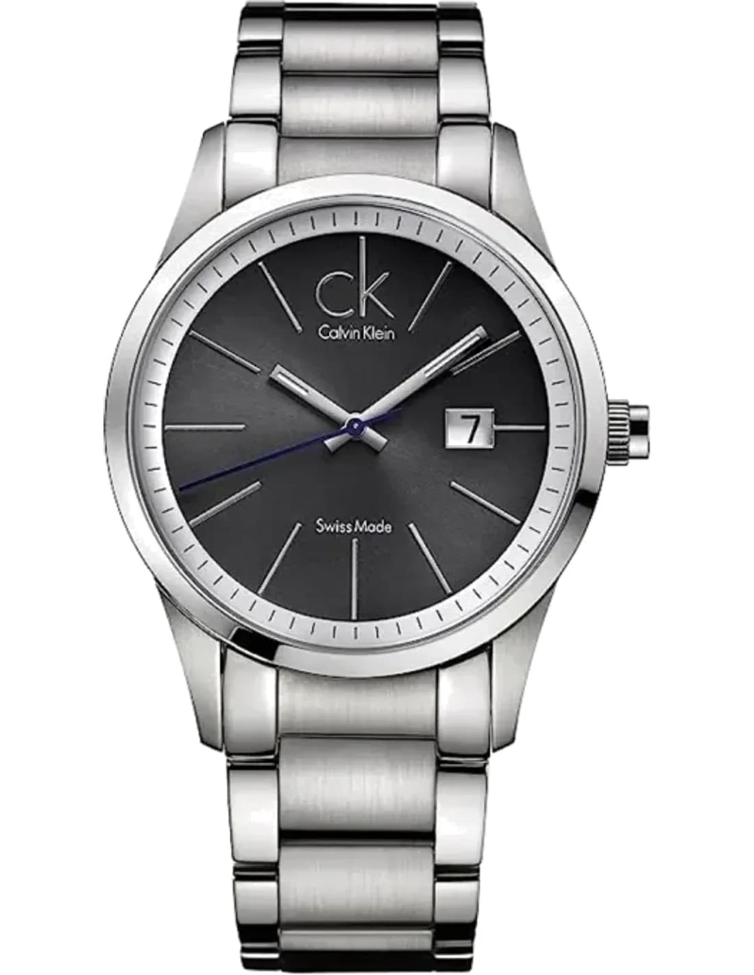 Calvin Klein K2246107 vue de côté, bracelet acier