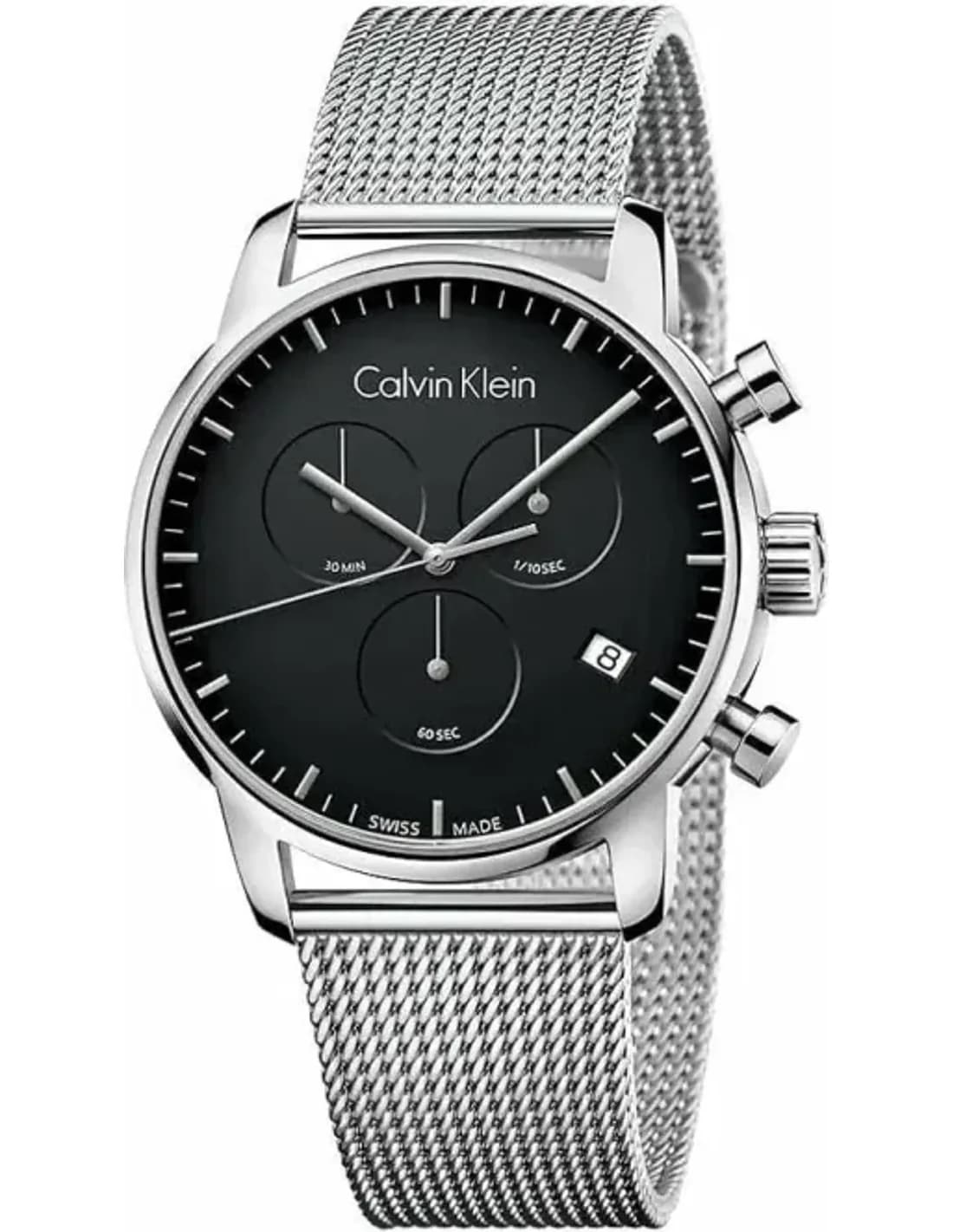 Calvin Klein K2G27121 vue de côté, bracelet acier