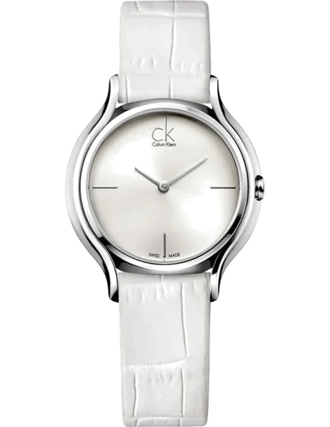 Calvin Klein K2U231K6 vue de côté, bracelet cuir