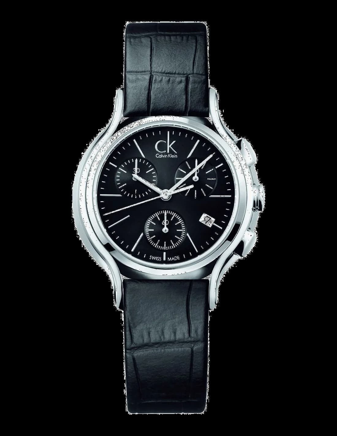 Calvin Klein K2U291C1 vue de côté, bracelet acier