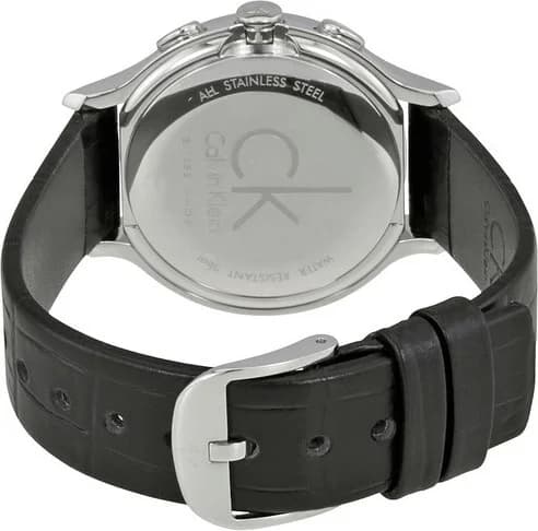 Calvin Klein K2U291C1 côté fond de boîtier argent