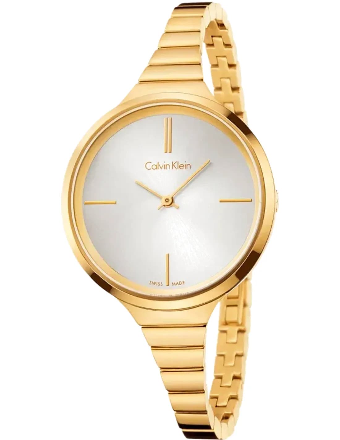 Calvin Klein K4U23526 vue de côté, bracelet acier