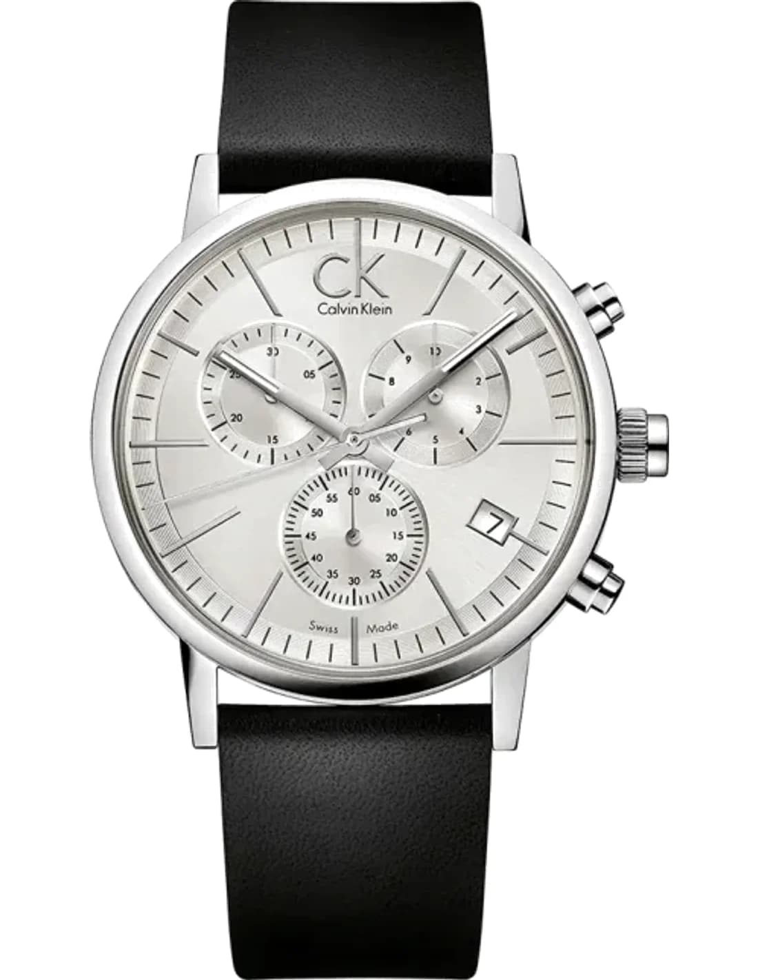 Calvin Klein K7627120 vue de côté, bracelet cuir