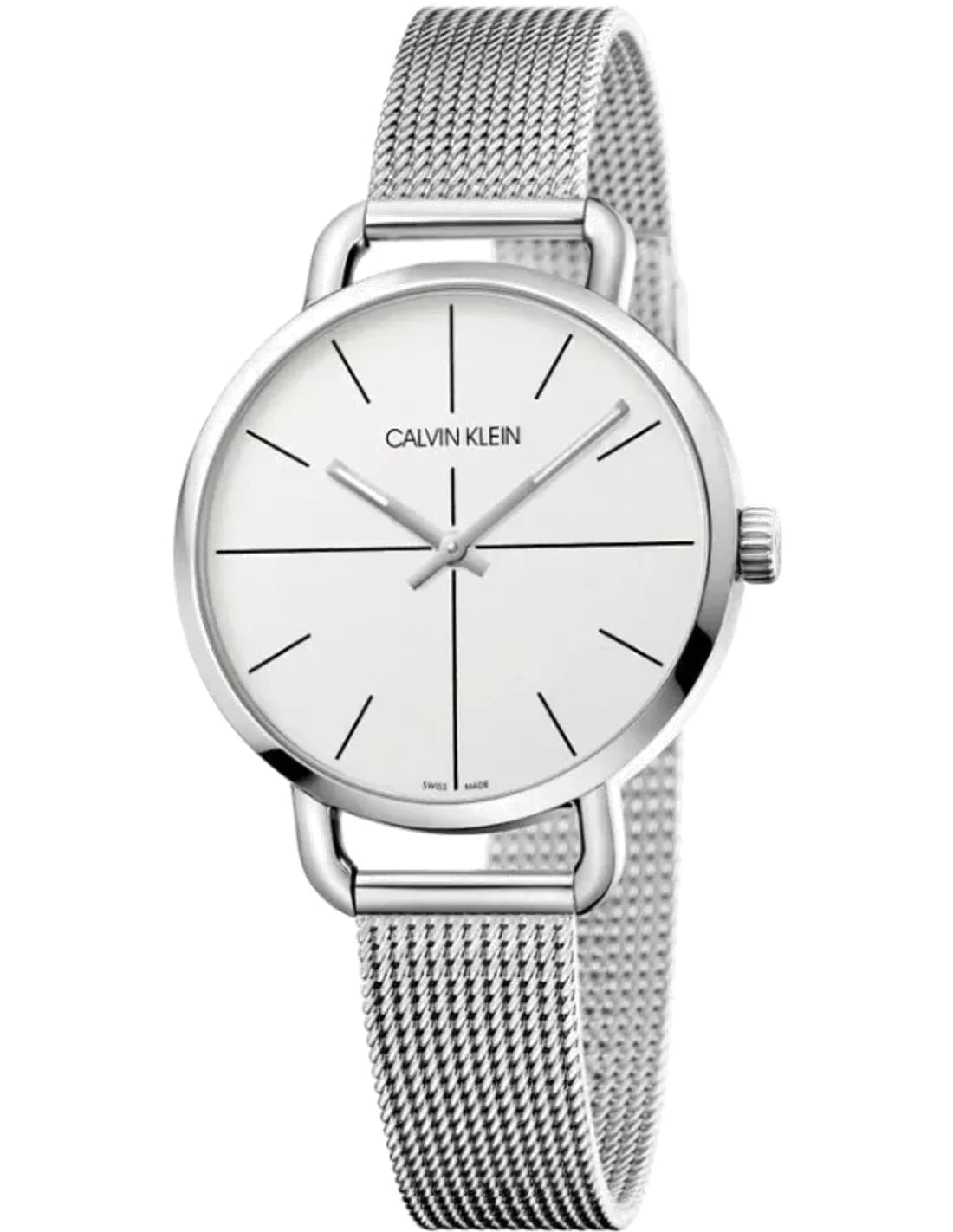 Calvin Klein K7B23126 vue de côté, bracelet acier