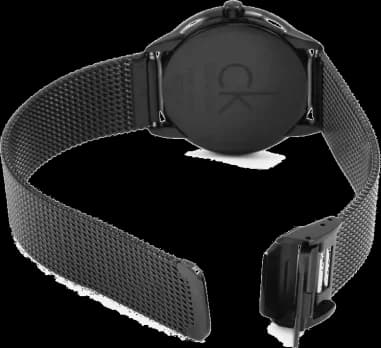 Montre Calvin Klein K3M524B1 en Acier Noir et maille milanaise vue 5