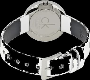Montre Calvin Klein K3N231L6 femme détail cadran argent