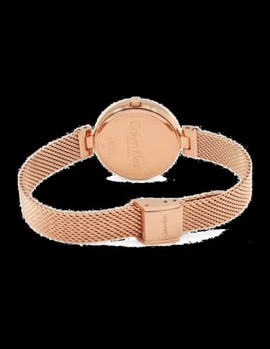 Montre Calvin Klein K8G23626 Bracelet Maille Milanaise Or Rose vue 2