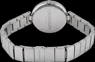 Montre Calvin Klein K8G23146 femme détail cadran argent