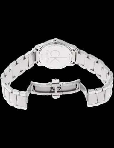 Montre Calvin Klein K2G23146 femme détail cadran argent