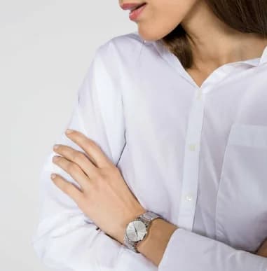 Montre Calvin Klein K2G23146 femme verso boîtier argent