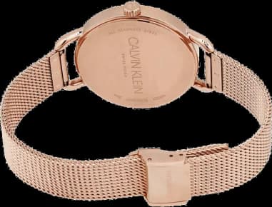 Montre Femme Calvin Klein Even K7B23626 Maille Milanaise Or Rose vue 3