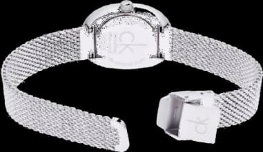Montre Calvin Klein K3P23121 femme détail cadran noir