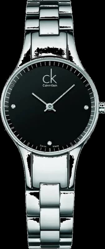 Calvin Klein Simplicity K4323104 quartz black dial silver stainless steel bracelet women’s watch