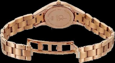 Montre Calvin Klein K4323520 femme détail cadran argent