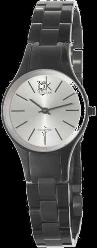 Calvin Klein Simplicity K4323620 quartz silver dial black stainless steel bracelet women’s watch