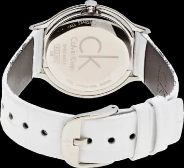Montre Calvin Klein K2U231K6 femme détail cadran argent