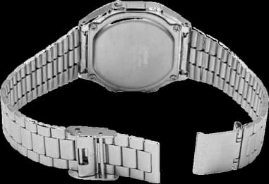 Montre Casio A168WEC-1EF unisexe détail cadran gris