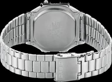Montre Casio A168WEM-1EF unisexe détail cadran noir