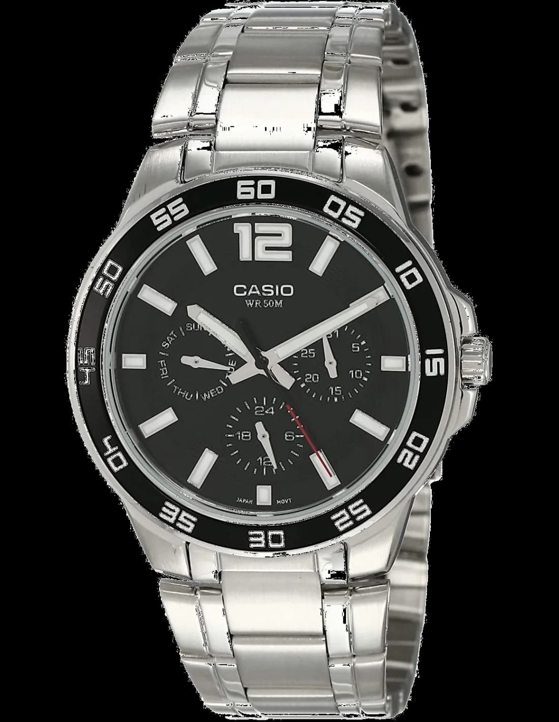 Montre Casio MTP-1300D-1AVEF homme vue de profil