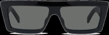 Celine CL40214U MONOCHROMS 02 Rectangular Sunglasses vue 2