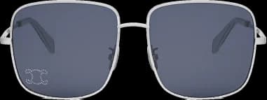 Lunettes de Soleil Celine Rhinestone Triomphe 01 métal CL40284U logo incrusté vue 2