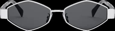 Celine Triomphe 01 Oval CL40254U Geometric Frame Sunglasses vue 3