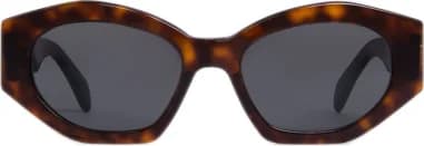 Lunettes de soleil Celine Triomphe 08 CL40238U géométriques en acétate vue 2