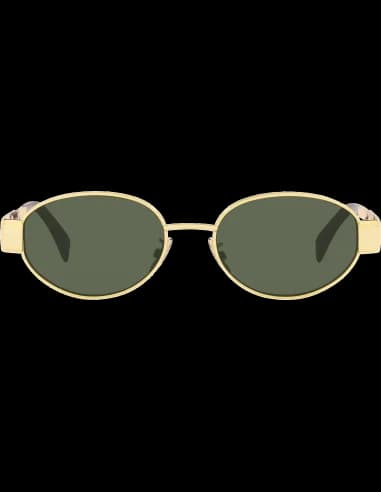 Lunettes de soleil Celine Triomphe ovales CL40235U monture métal vue 2