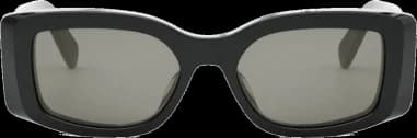Celine Triomphe XL 01 CL40282U Acetate Sunglasses with XL Logo vue 2