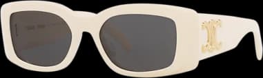 Celine Triomphe XL 01 CL40282U Acetate Sunglasses with XL Logo vue 2