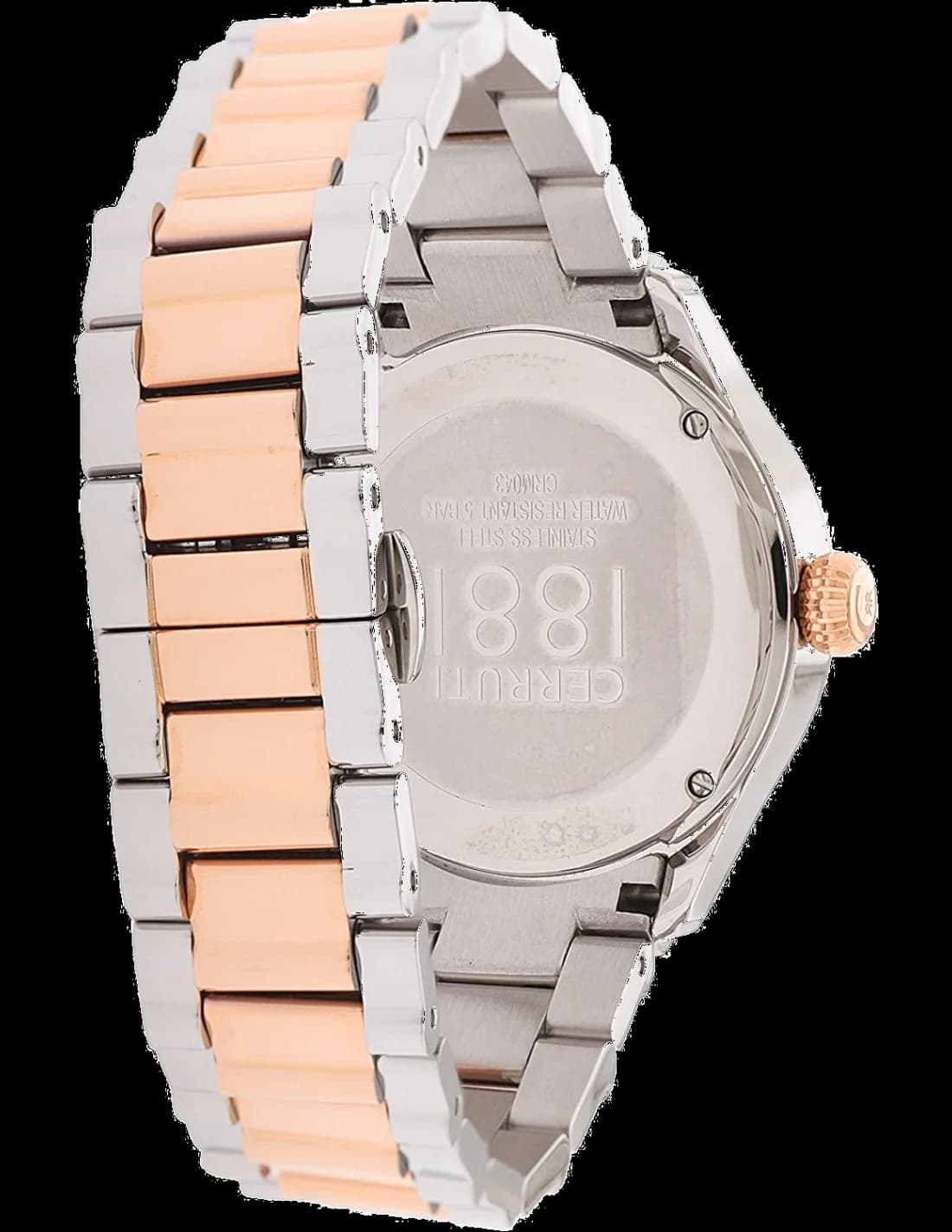 Cerruti 1881 CRM043I211F Gold-tone Bi-on Stainless Steel Swiss Made Women's Watch vue 4