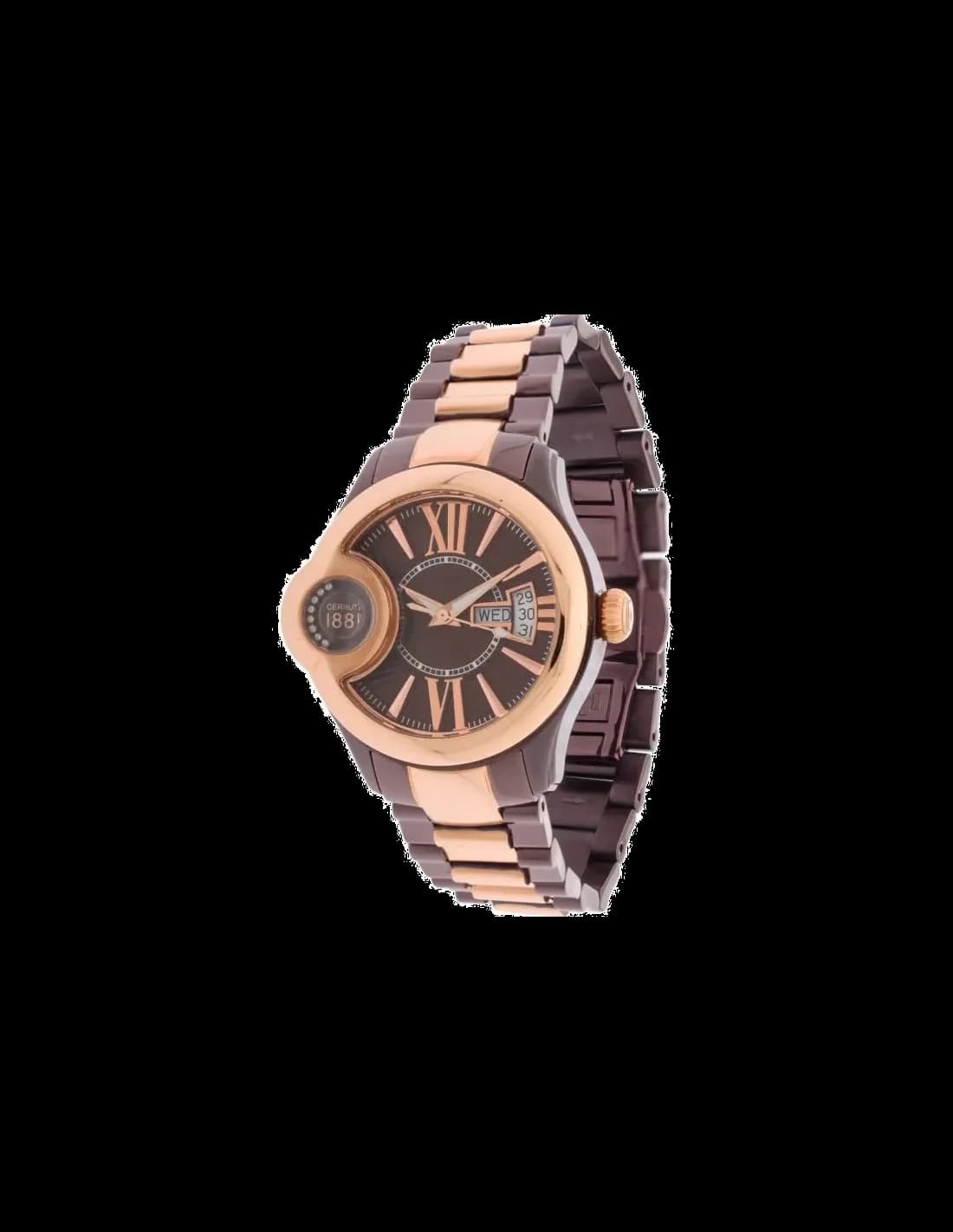 Cerruti 1881 CRM043L231F Bi-tone Stainless Steel Women's Watch vue 2