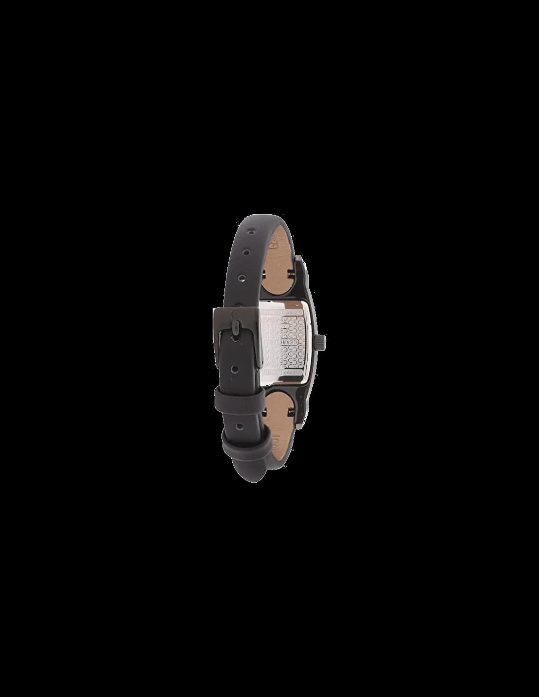 Montre Femme Ovale Cerruti 1881 CRO015V222A Bracelet en cuir noir vue 4