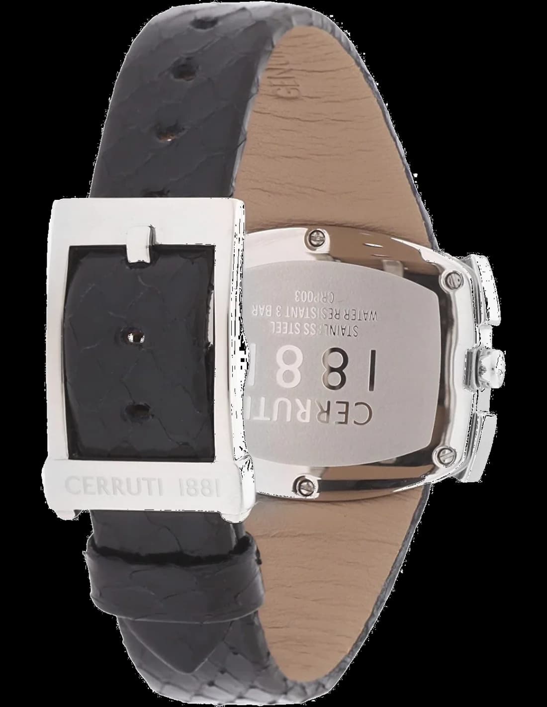 Montre Femme Cerruti 1881 CRP003B262A Bracelet cuir noir vue 3