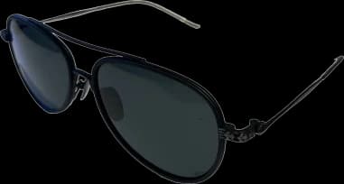 Lunettes de soleil Chrome Hears CH8118 aviator en métal