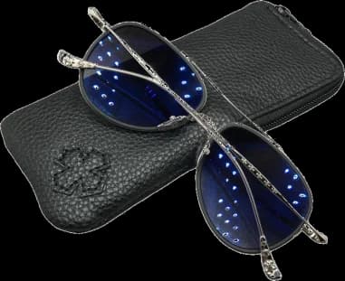 Chrome Hearts CH8118 Aviator Metal Sunglasses vue 3
