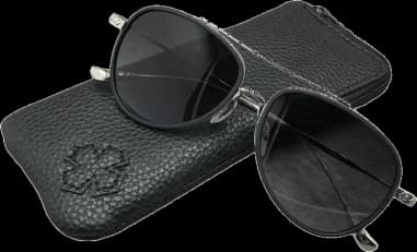 Chrome Hearts CH8118 Aviator Metal Sunglasses vue 5