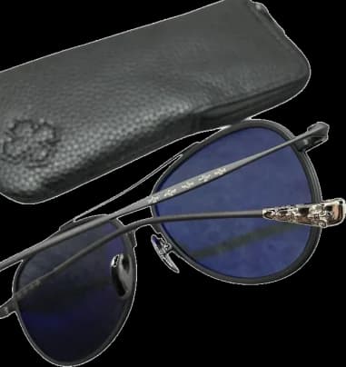 Chrome Hearts CH8118 Aviator Metal Sunglasses vue 3