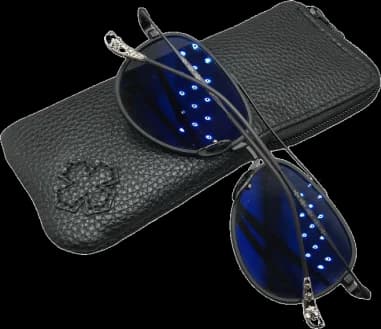 Chrome Hearts CH8118 Aviator Metal Sunglasses vue 5