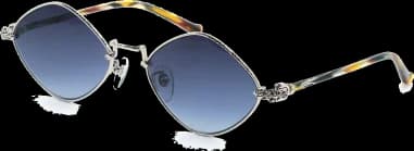 Chrome Hearts Diamond Dog Metal Sunglasses vue 2