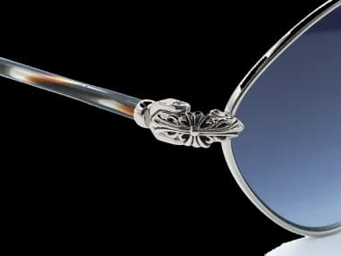 Chrome Hearts Diamond Dog Metal Sunglasses vue 5