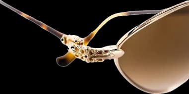 Chrome Hearts Diamond Dog Metal Sunglasses vue 3