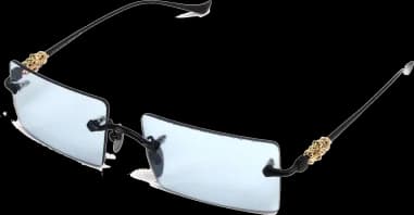 Lunettes de soleil Chrome Hearts HEIIZ BEIIZ cerclés forme rectangulaire vue 4