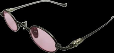 Chrome Hearts Vintage Round Metal Sunglasses vue 3