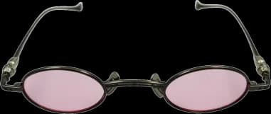 Chrome Hearts Vintage Round Metal Sunglasses