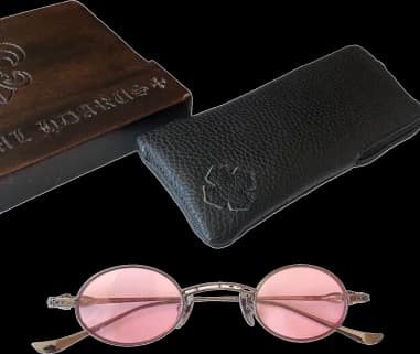 Chrome Hearts Vintage Round Metal Sunglasses vue 4