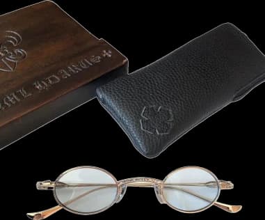 Chrome Hearts Vintage Round Metal Sunglasses vue 4