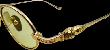 Chrome Hearts Vintage Round Metal Sunglasses vue 2