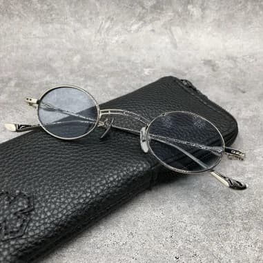 Chrome Hearts Vintage Round Metal Sunglasses vue 5