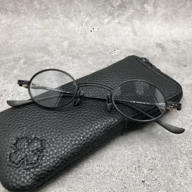 Lunettes de soleil Chrome Hearts vintage rondes en métal vue 5